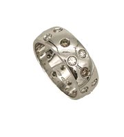 Anello Gioielleria Dossena  Donna Fantasia in Oro bianco Diamante ANOR-291-253